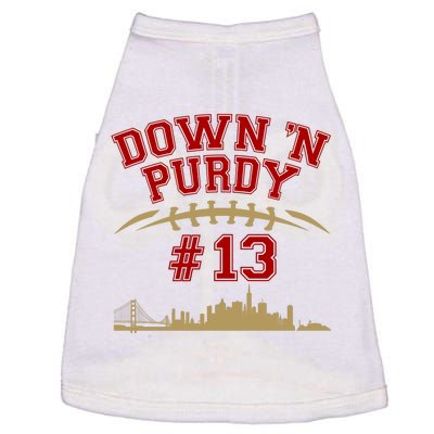 Down 'N Purdy #13 San Francisco Football Fan Doggie Tank