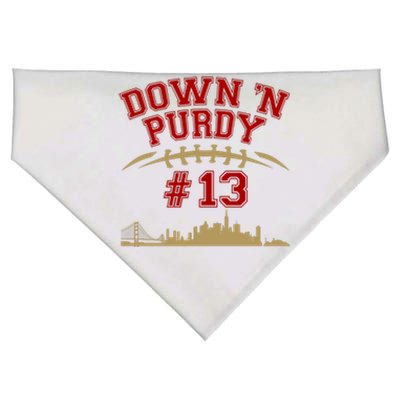 Down 'N Purdy #13 San Francisco Football Fan USA-Made Doggie Bandana