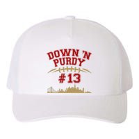 Down 'N Purdy #13 San Francisco Football Fan Yupoong Adult 5-Panel Trucker Hat