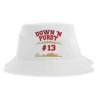 Down 'N Purdy #13 San Francisco Football Fan Sustainable Bucket Hat