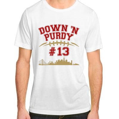 Down 'N Purdy #13 San Francisco Football Fan Adult ChromaSoft Performance T-Shirt