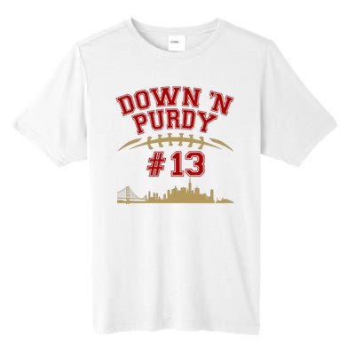 Down 'N Purdy #13 San Francisco Football Fan Tall Fusion ChromaSoft Performance T-Shirt