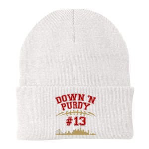 Down 'N Purdy #13 San Francisco Football Fan Knit Cap Winter Beanie