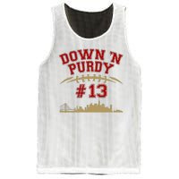 Down 'N Purdy #13 San Francisco Football Fan Mesh Reversible Basketball Jersey Tank