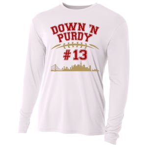 Down 'N Purdy #13 San Francisco Football Fan Cooling Performance Long Sleeve Crew