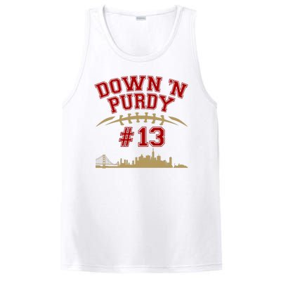 Down 'N Purdy #13 San Francisco Football Fan PosiCharge Competitor Tank