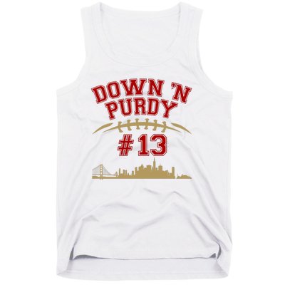 Down 'N Purdy #13 San Francisco Football Fan Tank Top