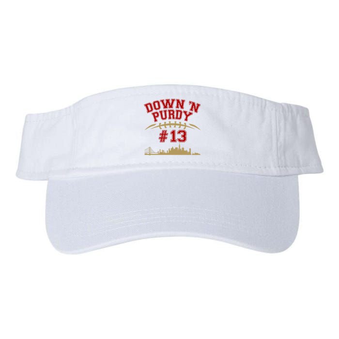 Down 'N Purdy #13 San Francisco Football Fan Valucap Bio-Washed Visor