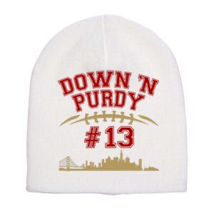 Down 'N Purdy #13 San Francisco Football Fan Short Acrylic Beanie