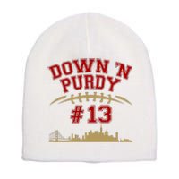 Down 'N Purdy #13 San Francisco Football Fan Short Acrylic Beanie