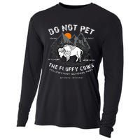 Do Not Pet the Fluffy Cows Bison Yellowstone National Park Cooling Performance Long Sleeve Crew