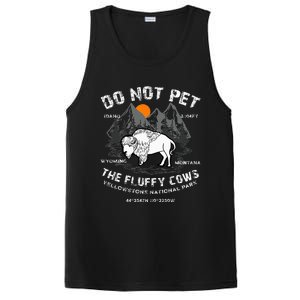 Do Not Pet the Fluffy Cows Bison Yellowstone National Park PosiCharge Competitor Tank