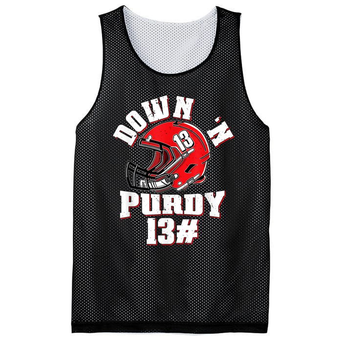 Down 'N Purdy #13 Mesh Reversible Basketball Jersey Tank