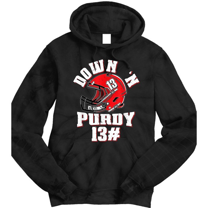 Down 'N Purdy #13 Tie Dye Hoodie