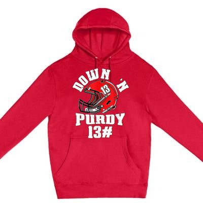 Down 'N Purdy #13 Premium Pullover Hoodie