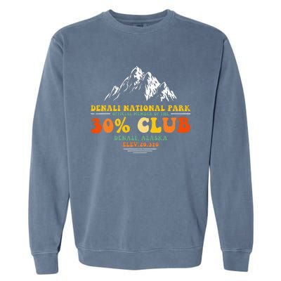 Denali National Park Alaska 30 Club Denali Mountain Tourist Garment-Dyed Sweatshirt