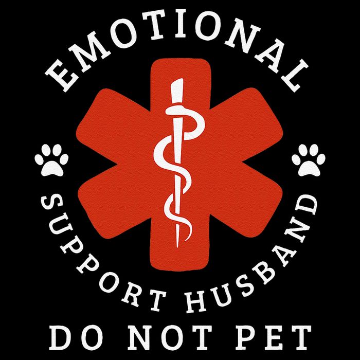 Do Not Pet Emotional Support Husband Funny Sustainable Bucket Hat