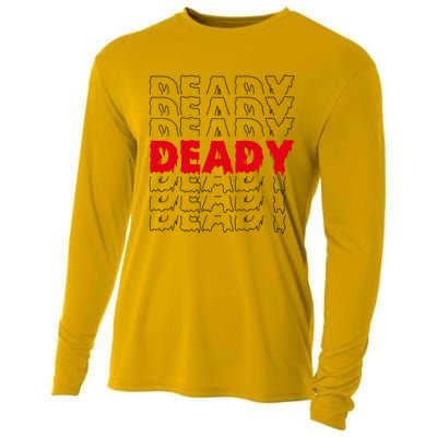 Deady New Parents Halloween Costume For Dad Gift Cooling Performance Long Sleeve Crew