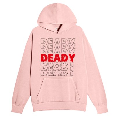 Deady New Parents Halloween Costume For Dad Gift Urban Pullover Hoodie