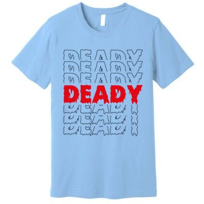 Deady New Parents Halloween Costume For Dad Gift Premium T-Shirt