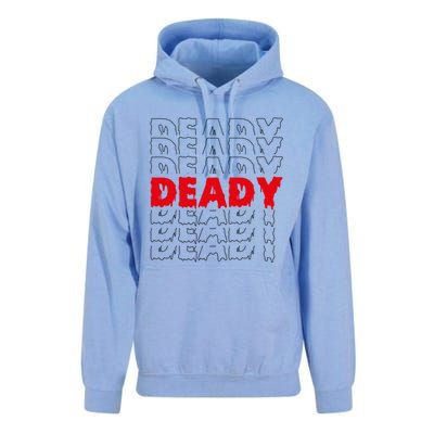 Deady New Parents Halloween Costume For Dad Gift Unisex Surf Hoodie