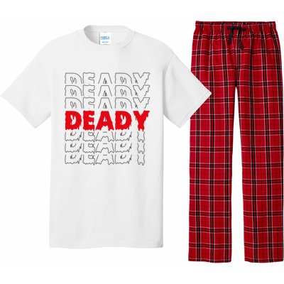 Deady New Parents Halloween Costume For Dad Gift Pajama Set