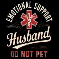 Do Not Pet Emotional Support Husband Funny Wool Snapback Cap