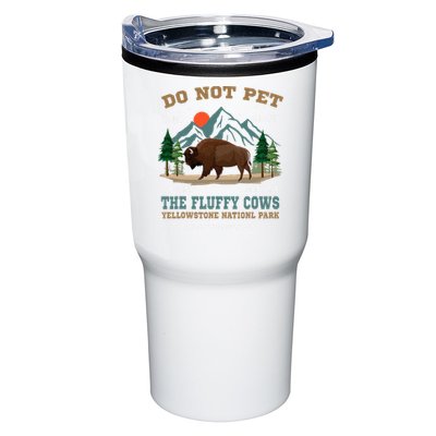 Do Not Pet The Fluffy Cows Bison Yellowstone National Park Tumbler