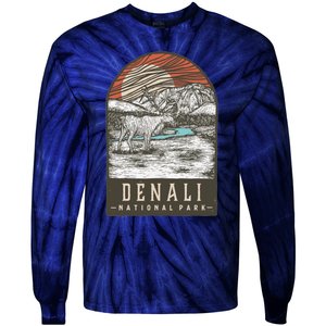 Denali National Park Tie-Dye Long Sleeve Shirt