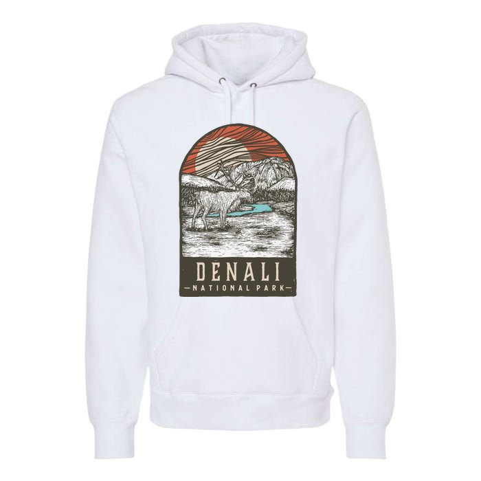 Denali National Park Premium Hoodie