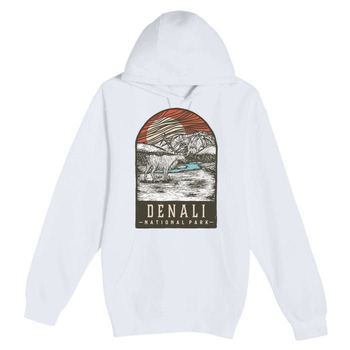 Denali National Park Premium Pullover Hoodie