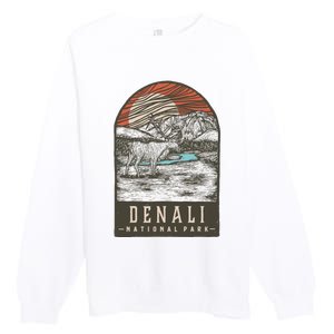 Denali National Park Premium Crewneck Sweatshirt