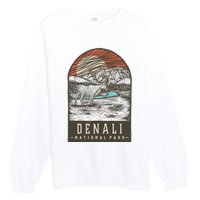 Denali National Park Premium Crewneck Sweatshirt