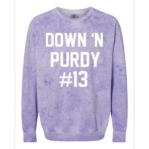 Down 'N Purdy #13 Colorblast Crewneck Sweatshirt