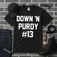 Down 'N Purdy #13 Tall T-Shirt