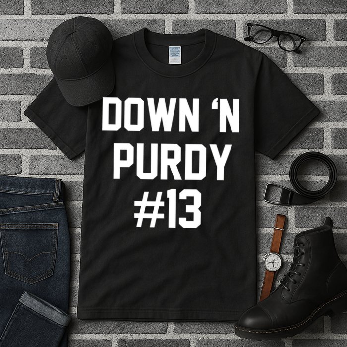 Down 'N Purdy #13 Tall T-Shirt