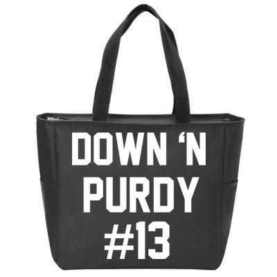 Down 'N Purdy #13 Zip Tote Bag