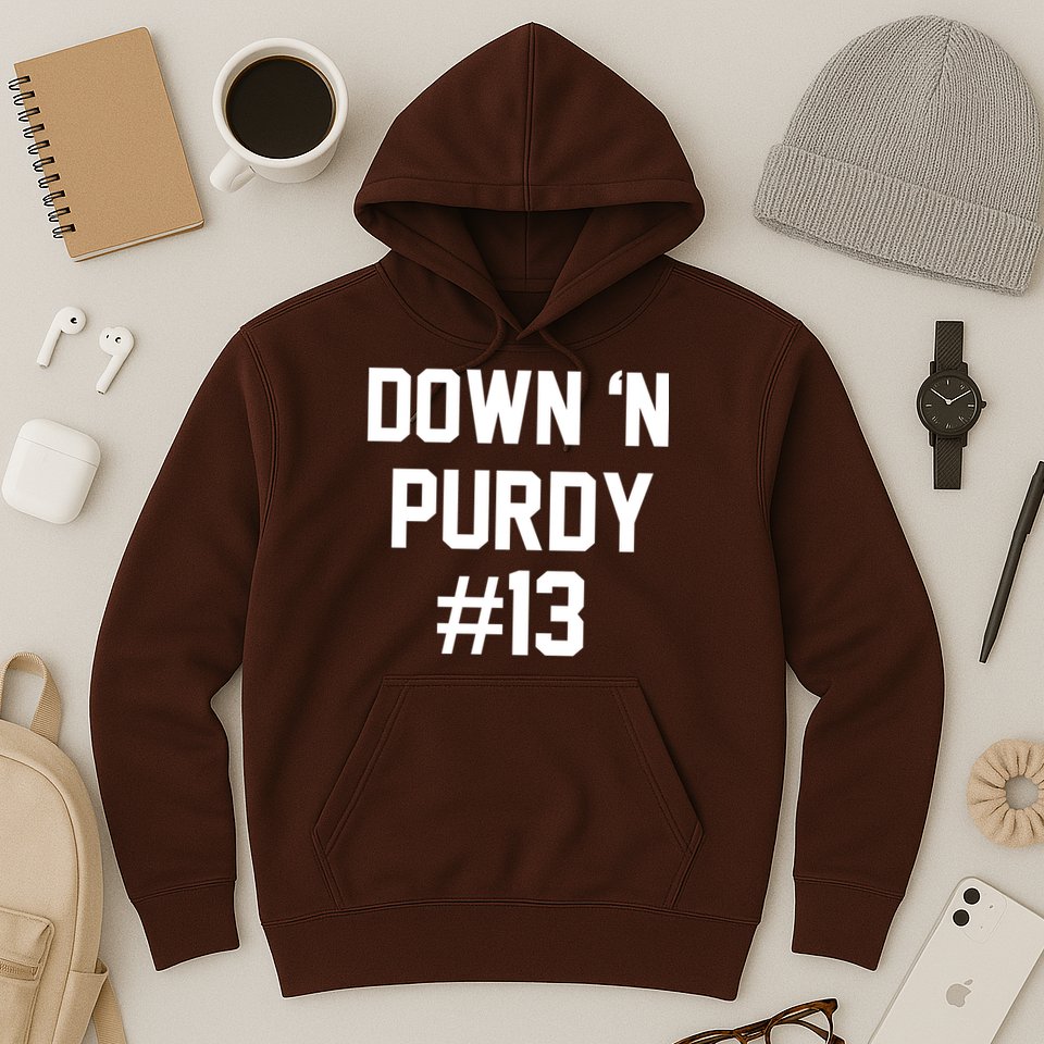 Down 'N Purdy #13 Hoodie