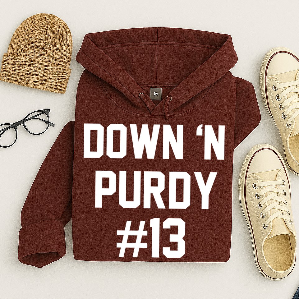 Down 'N Purdy #13 Hoodie
