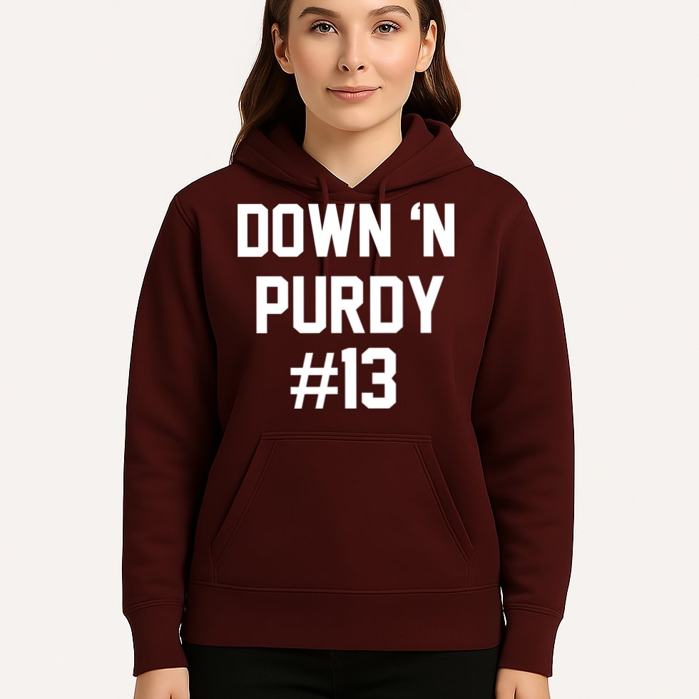 Down 'N Purdy #13 Hoodie