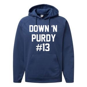 Down 'N Purdy #13 Performance Fleece Hoodie