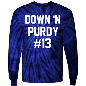 Down 'N Purdy #13 Tie-Dye Long Sleeve Shirt