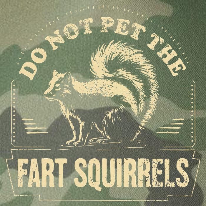 Do Not Pet The Fart Squirrels Legacy Tie Dye Trucker Hat