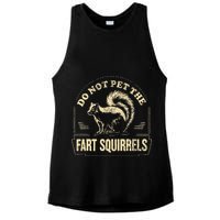 Do Not Pet The Fart Squirrels Ladies PosiCharge Tri-Blend Wicking Tank