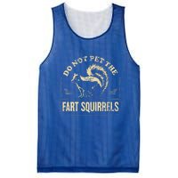 Do Not Pet The Fart Squirrels Mesh Reversible Basketball Jersey Tank