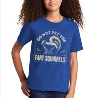 Do Not Pet The Fart Squirrels Kids T-Shirt