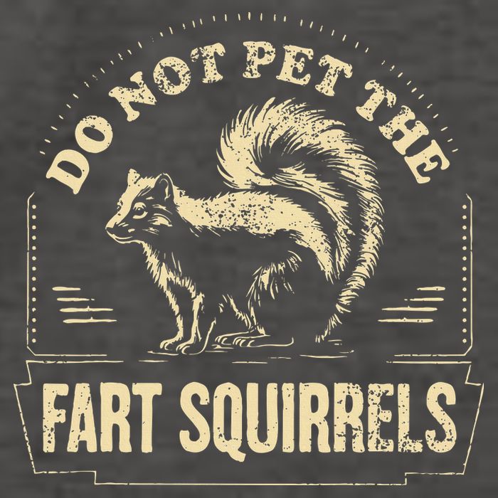 Do Not Pet The Fart Squirrels Vector Backpack