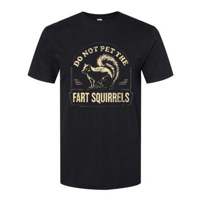 Do Not Pet The Fart Squirrels Softstyle® CVC T-Shirt