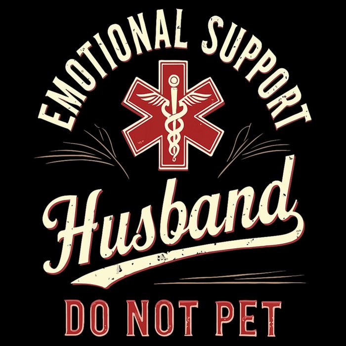 Do Not Pet Emotional Support Husband Funny Doggie Tank
