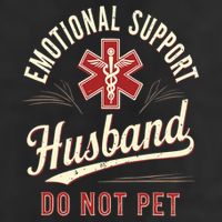 Do Not Pet Emotional Support Husband Funny Hat